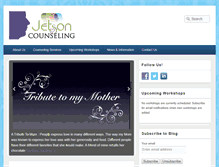 Tablet Screenshot of jetsoncounseling.com